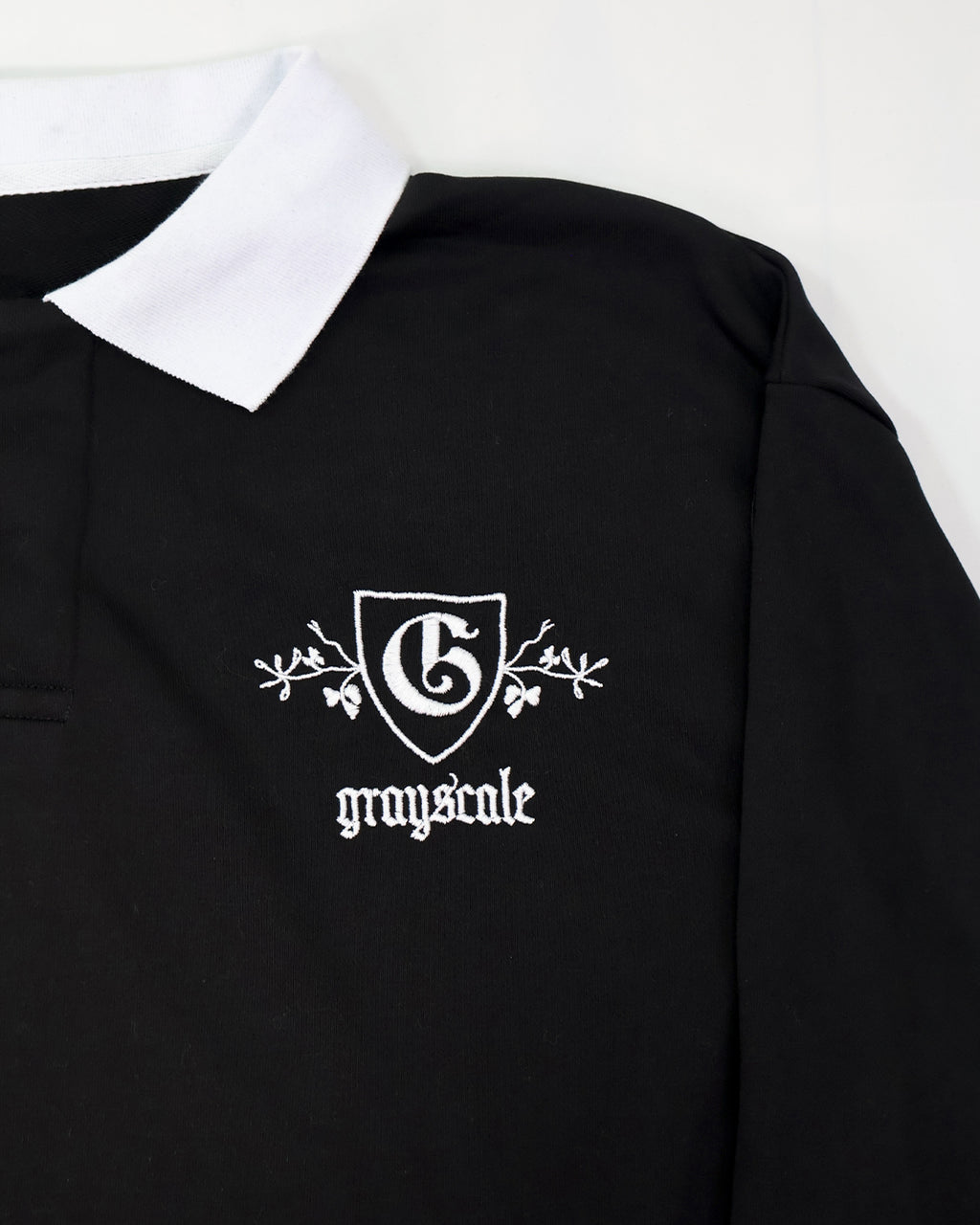 Crest Rugby Shirt (Black)